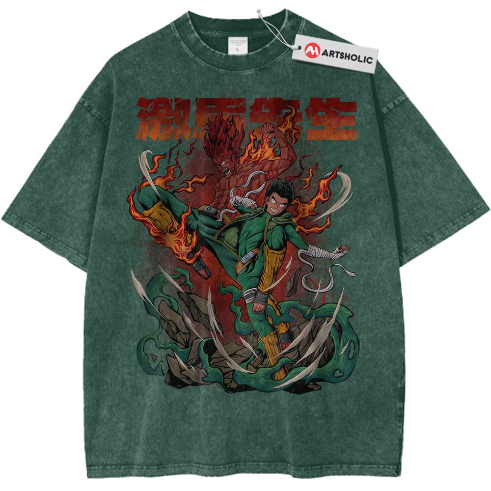 Rock Lee Shirt, Might Guy Shirt, Naruto Shirt, Anime Shirt, Vintage T-Shirt