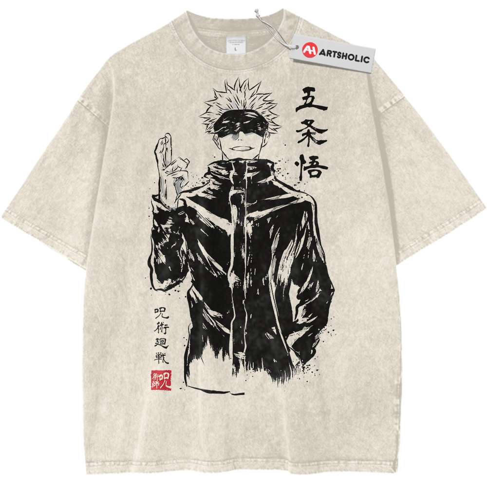 Satoru Gojo Shirt, Jujutsu Kaisen Shirt, Anime Shirt, Vintage Tee