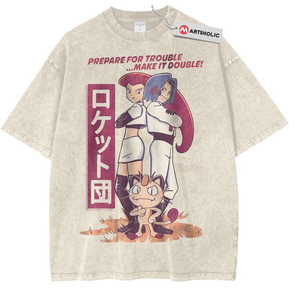 Team Rocket Shirt, Pokemon Shirt, PKM Shirt, Anime Shirt, Vintage T-Shirt