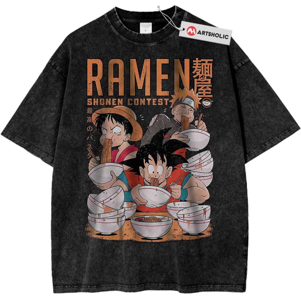 Son Goku Shirt, Luffy Shirt, Naruto Shirt, Anime Shirt, Vintage Tee