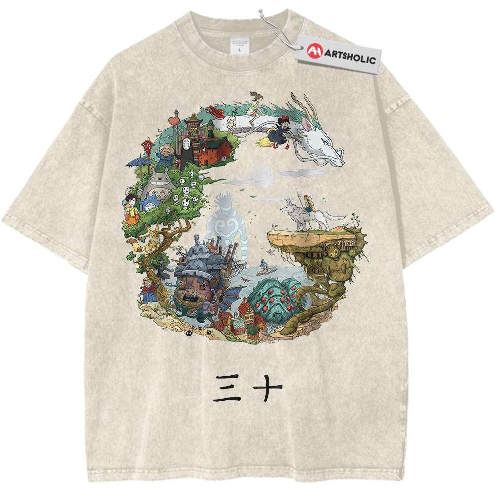 Studio Ghibli Shirt, Anime Shirt, Vintage Tee