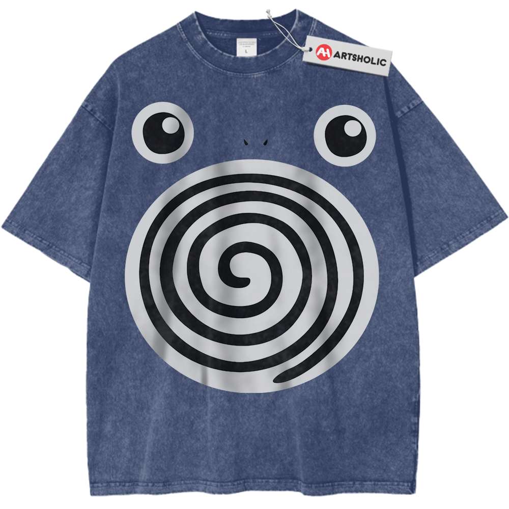 Poliwhirl Shirt, Pokemon Shirt, PKM Shirt, Anime Shirt, Vintage Tee