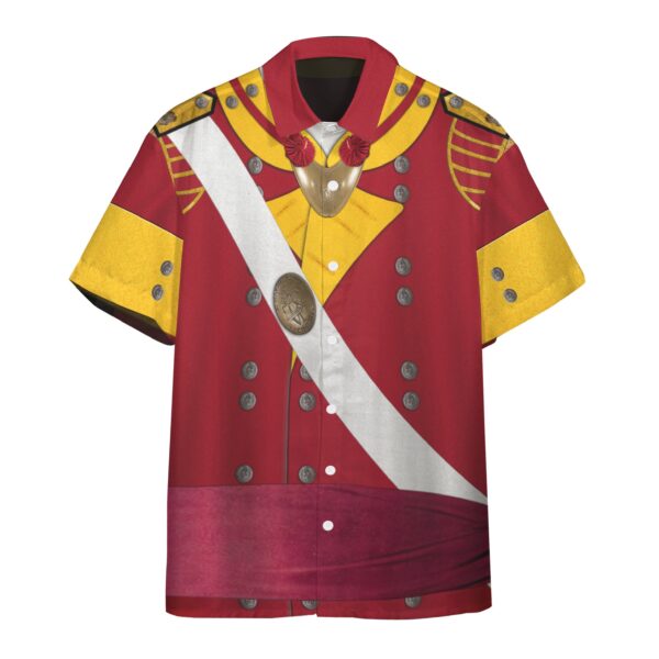 6Th Foot Officer Grenadier Custom Short Sleeve Shirt