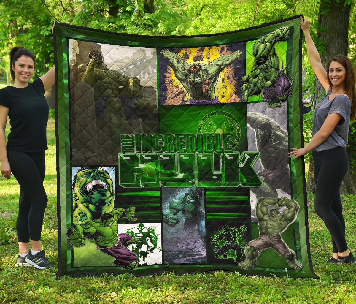 Angry Hulk The Incredible Hulk Premium Quilt Blanket Movie Home Decor Custom For Fans
