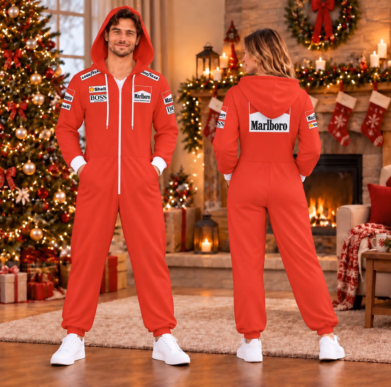 1988 Magic Senna Marlboro MCL Custom Racing Onesies Pajamas