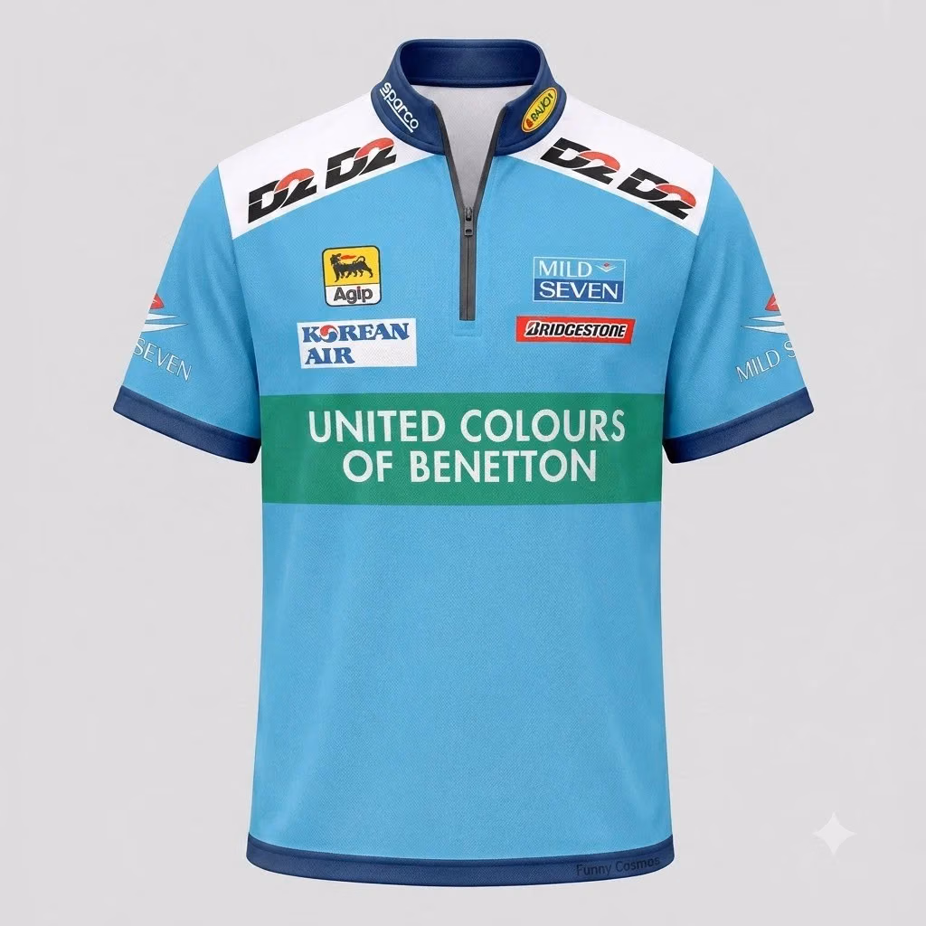 Alternative view of 2001 Mild Seven Collection - Benetton Team Racing Quarter Zip Jersey