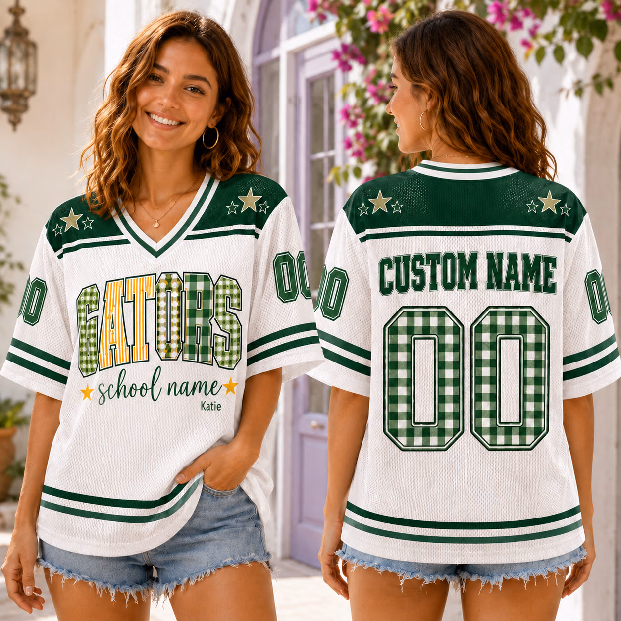 Custom Patterned Mascot Football Jersey - Personalized Name and Number Shirt 4 Custom Patterned Mascot Football Jersey - Personalized Name and Number Shirt - Image 4