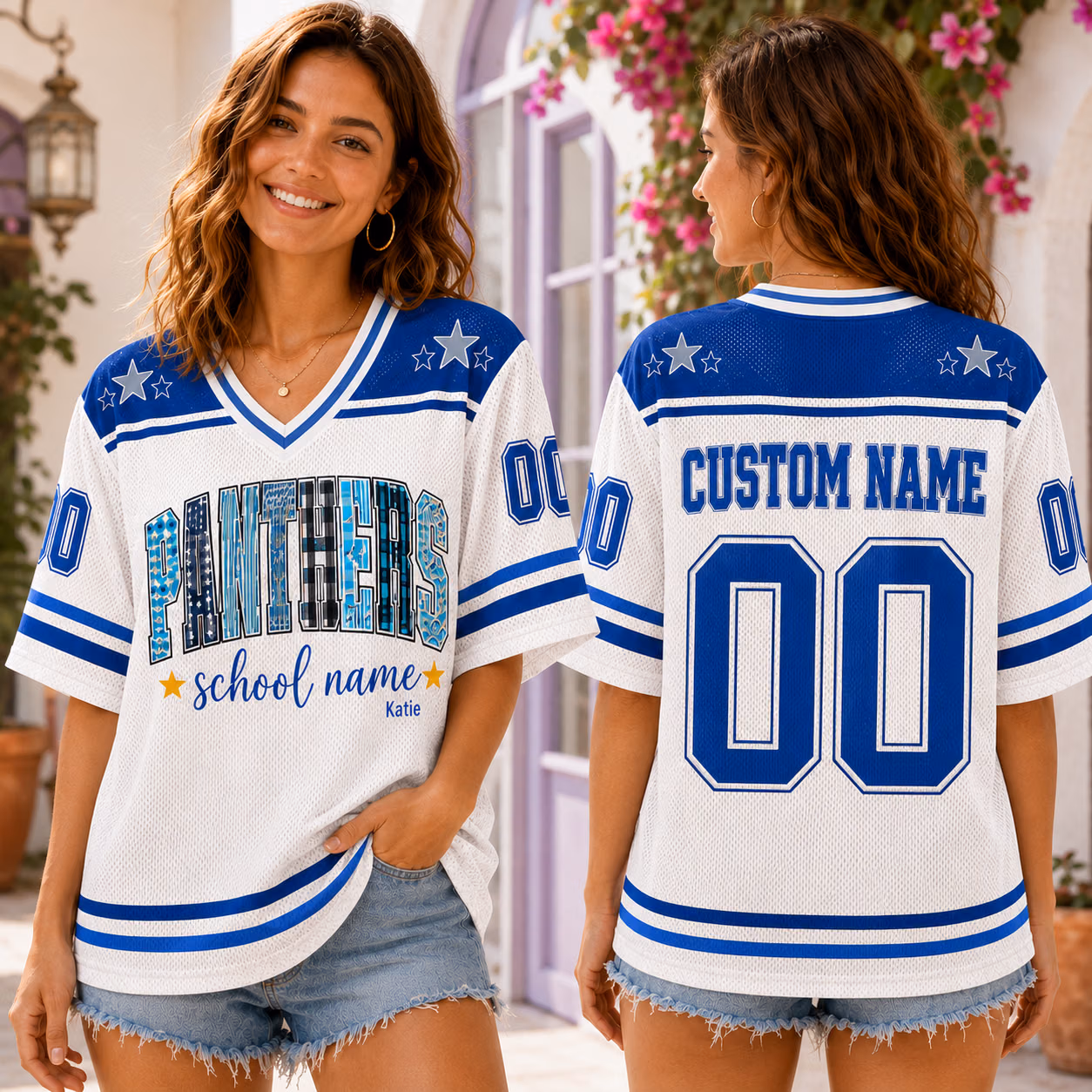 Custom Patterned Mascot Football Jersey - Personalized Name and Number Shirt 5 Custom Patterned Mascot Football Jersey - Personalized Name and Number Shirt - Image 5