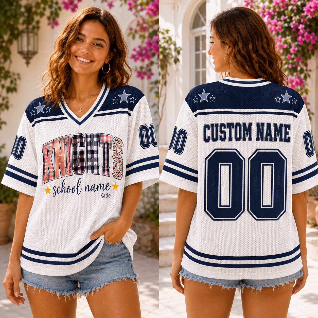 Custom Patterned Mascot Football Jersey - Personalized Name and Number Shirt 7 Custom Patterned Mascot Football Jersey - Personalized Name and Number Shirt - Image 7