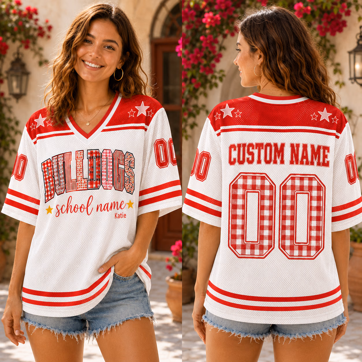 Custom Patterned Mascot Football Jersey - Personalized Name and Number Shirt 8 Custom Patterned Mascot Football Jersey - Personalized Name and Number Shirt - Image 8