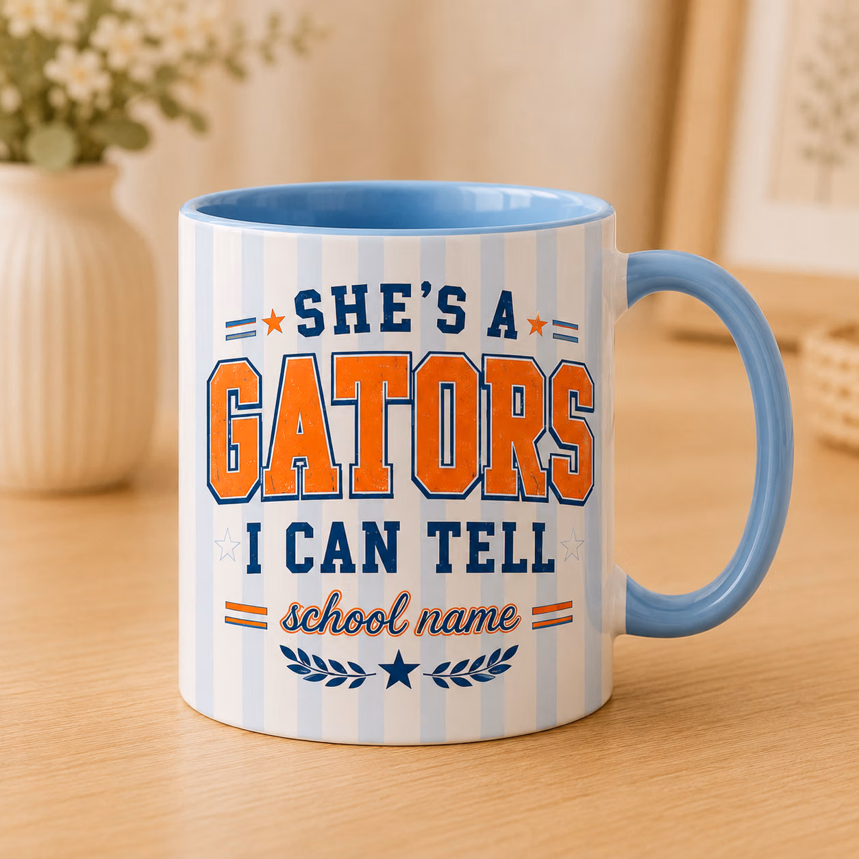 Alternative view of Custom School Mascot Mug – Personalized Team Spirit Ceramic Accent Mug