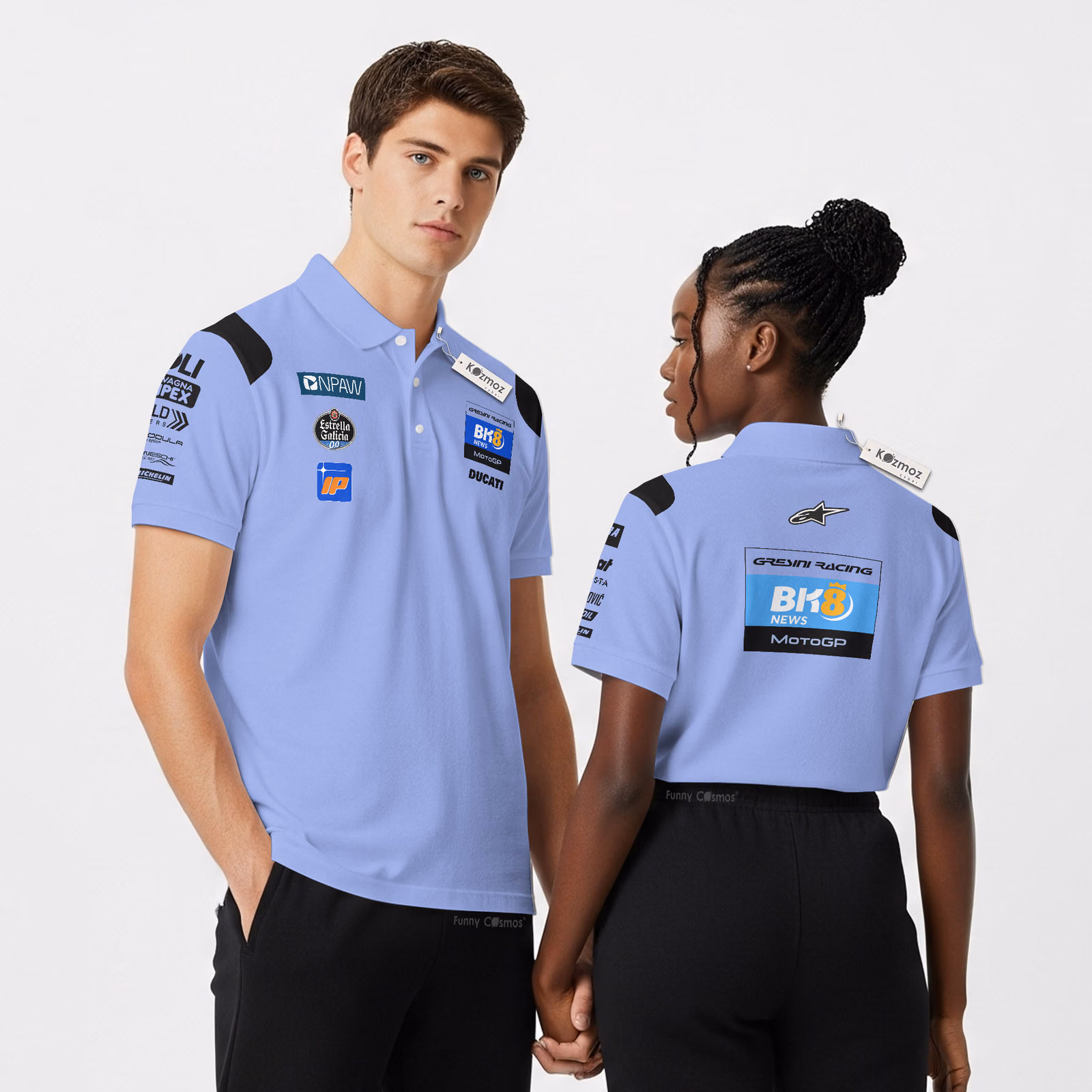 Alex Marquez #73 Gresini Racing Custom Polo Shirt