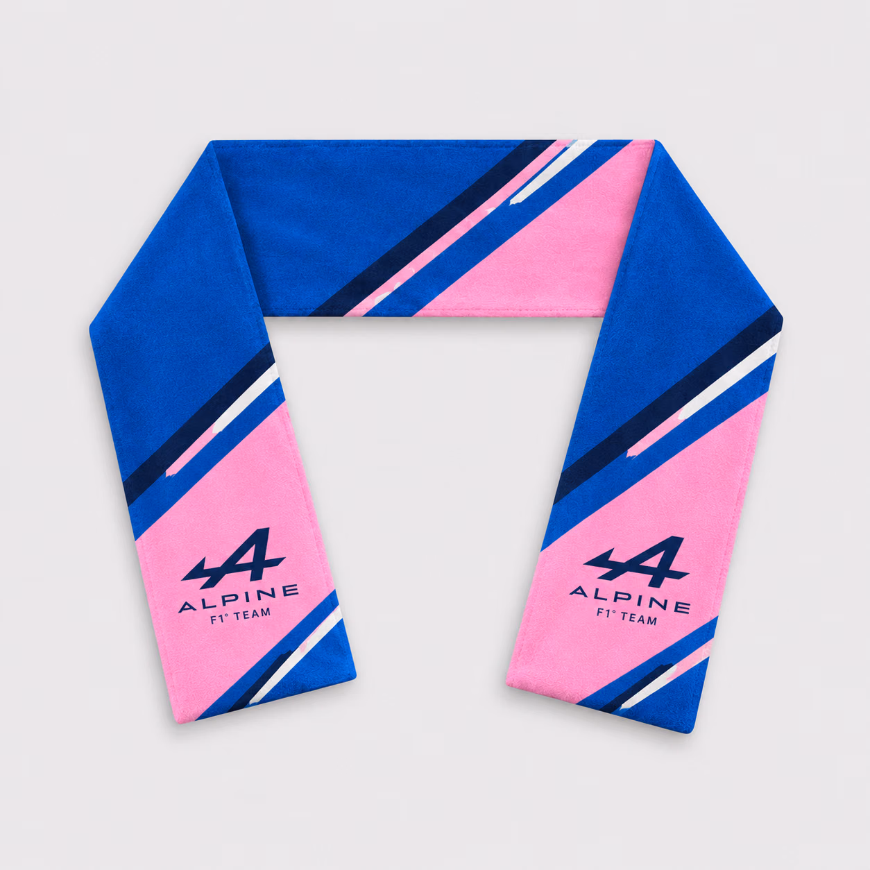 Alternative view of ALP Team Blue Pink Inspired Motorsport Racing Scarf