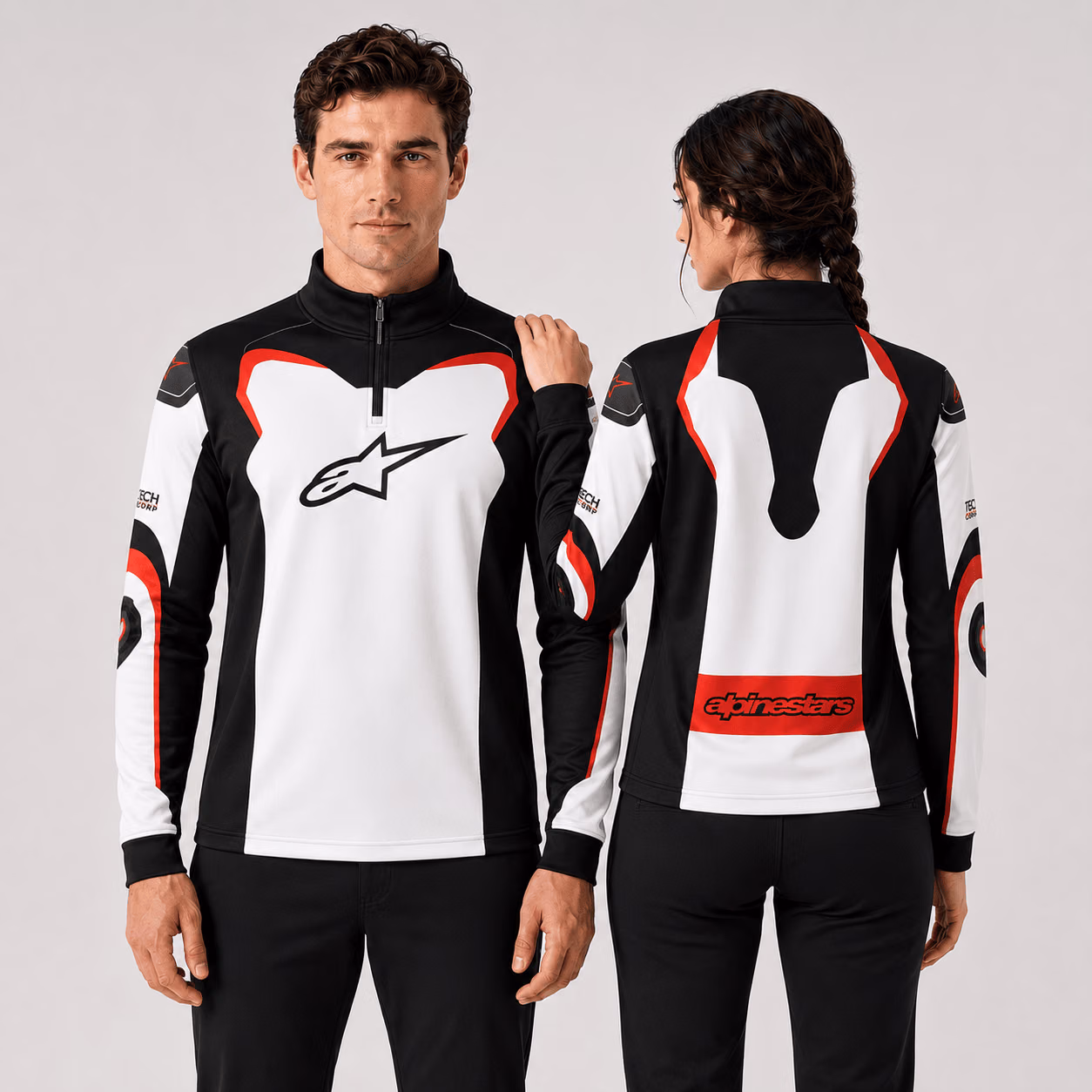 Alpinestars Racing Team Motorsport Championship Sleeve Quarter Zip Jersey