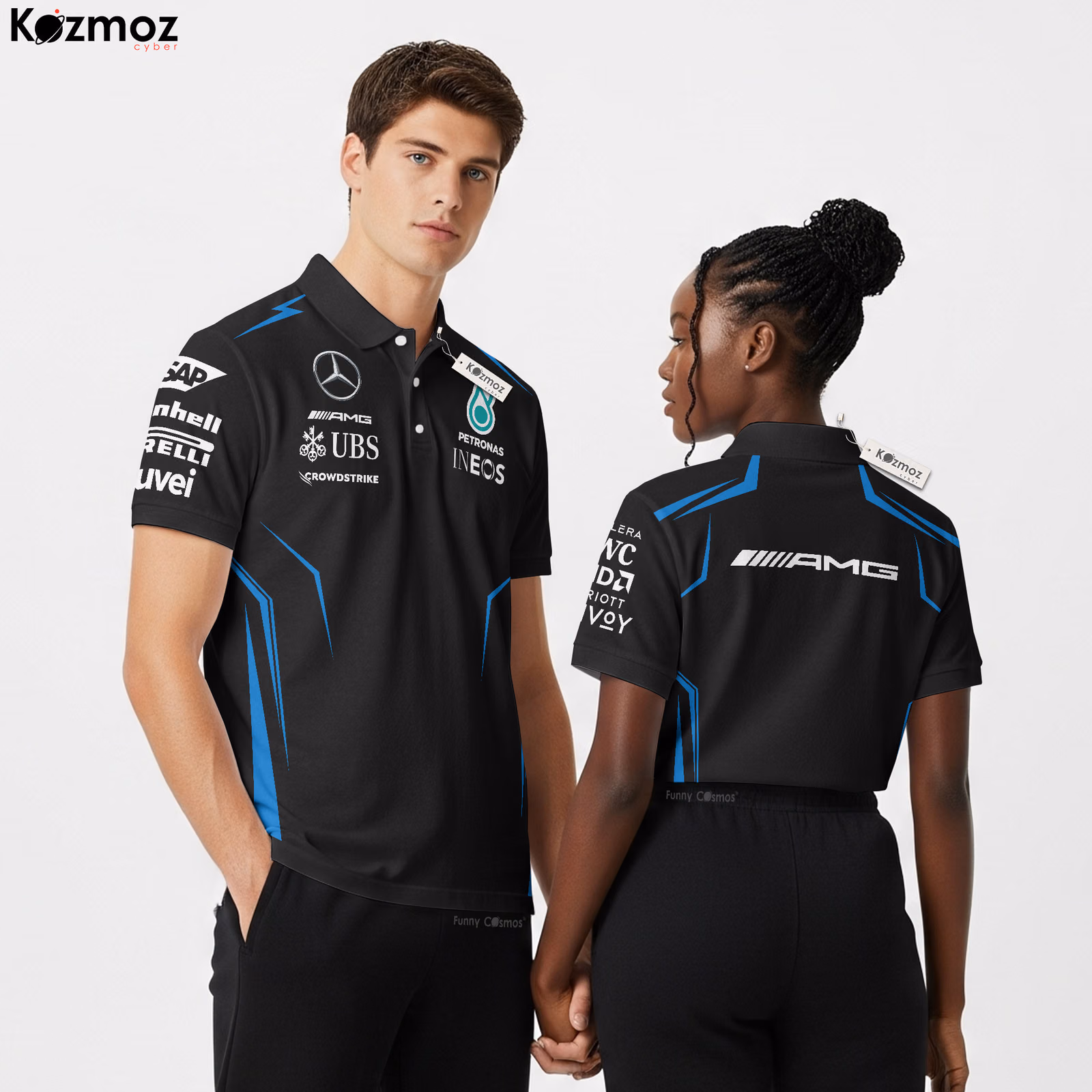 AMG Petronas Polo Shirt - Petron Teamwear Look Fanwear - 3