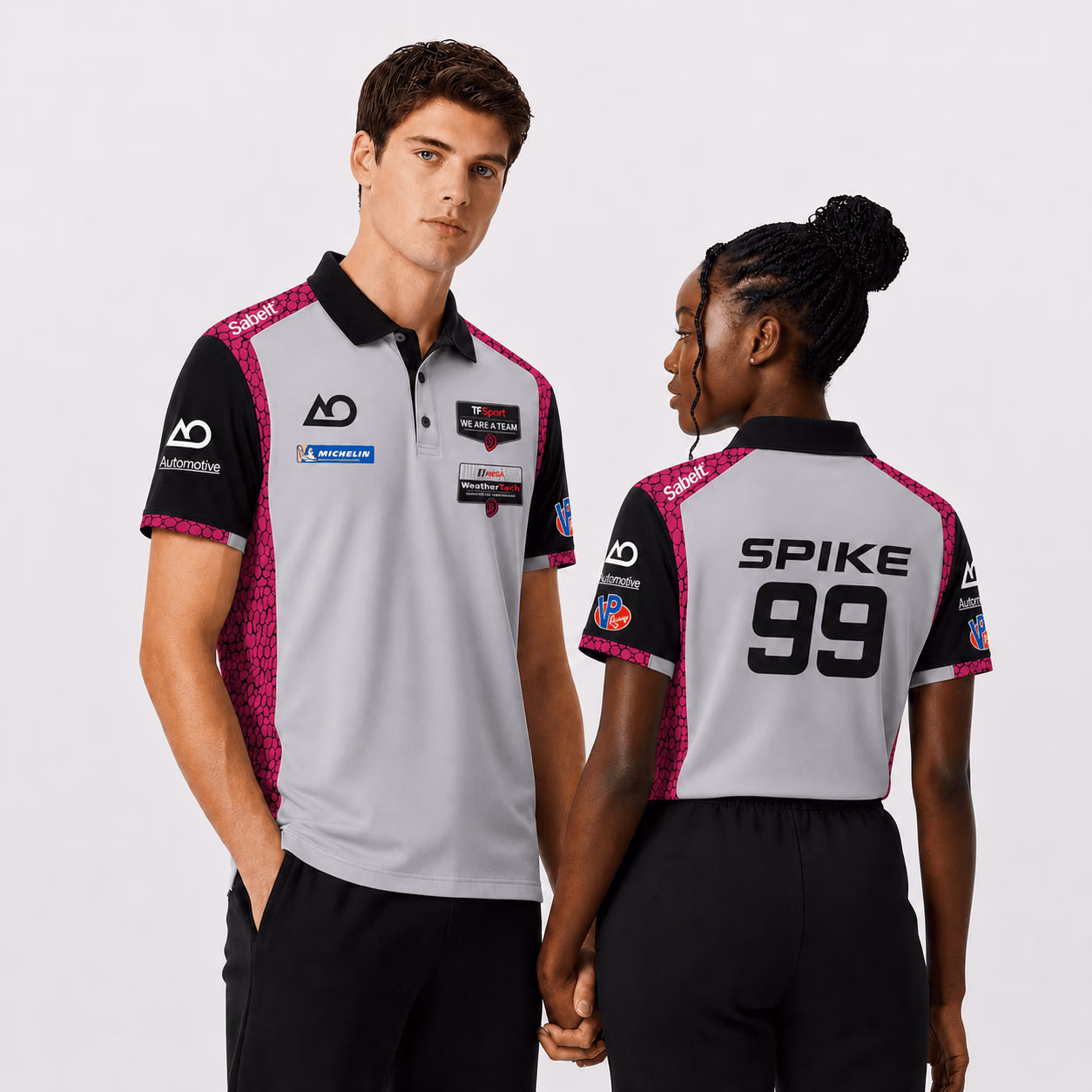 AO Racing "Spike" 99 Porsch 911 GT3 R Fan Inspired Polo Shirt