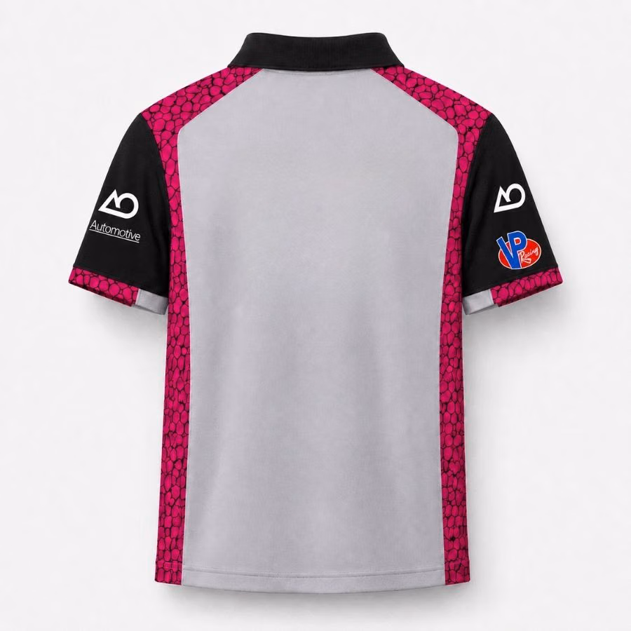 AO Racing "Spike" 99 Porsch 911 GT3 R Fan Inspired Polo Shirt - 4 AO Racing "Spike" 99 Porsch 911 GT3 R Fan Inspired Polo Shirt - Image 4