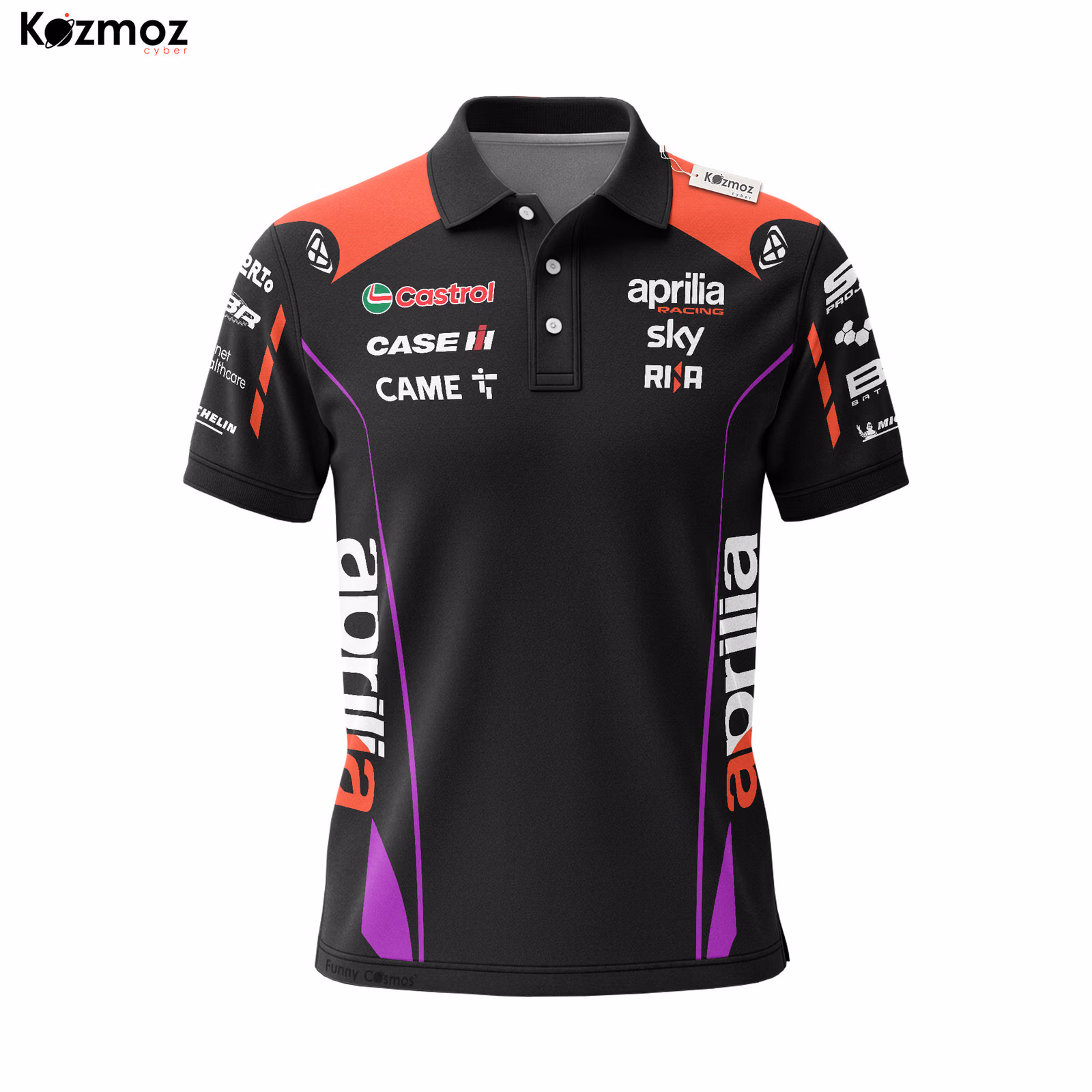 Alternative view of Aprilia Racing MotoGP Team Polo Shirt