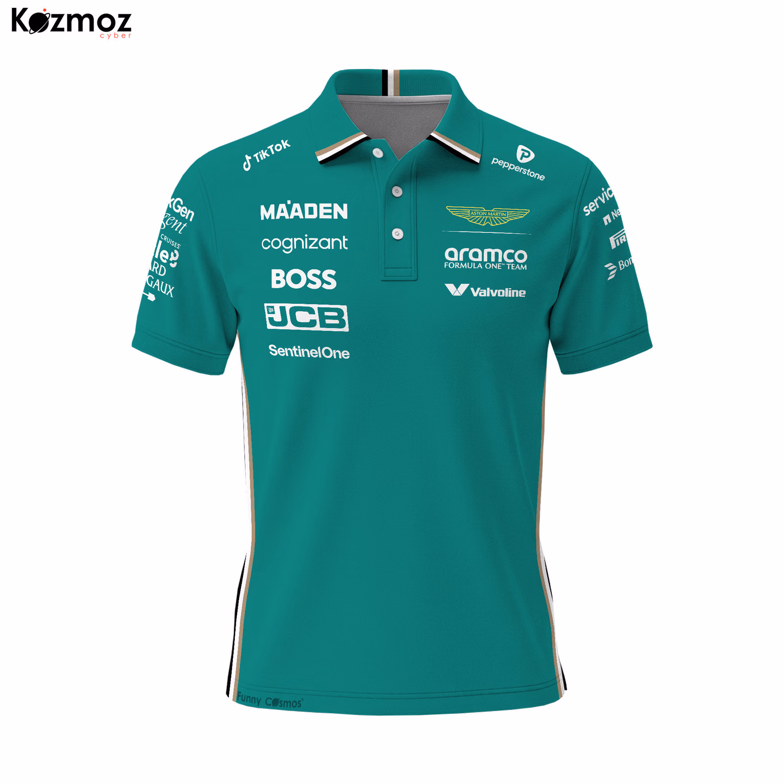 Alternative view of Aston Martin Racing Polo Shirt 2025 Aramco Cognizant Team Polo