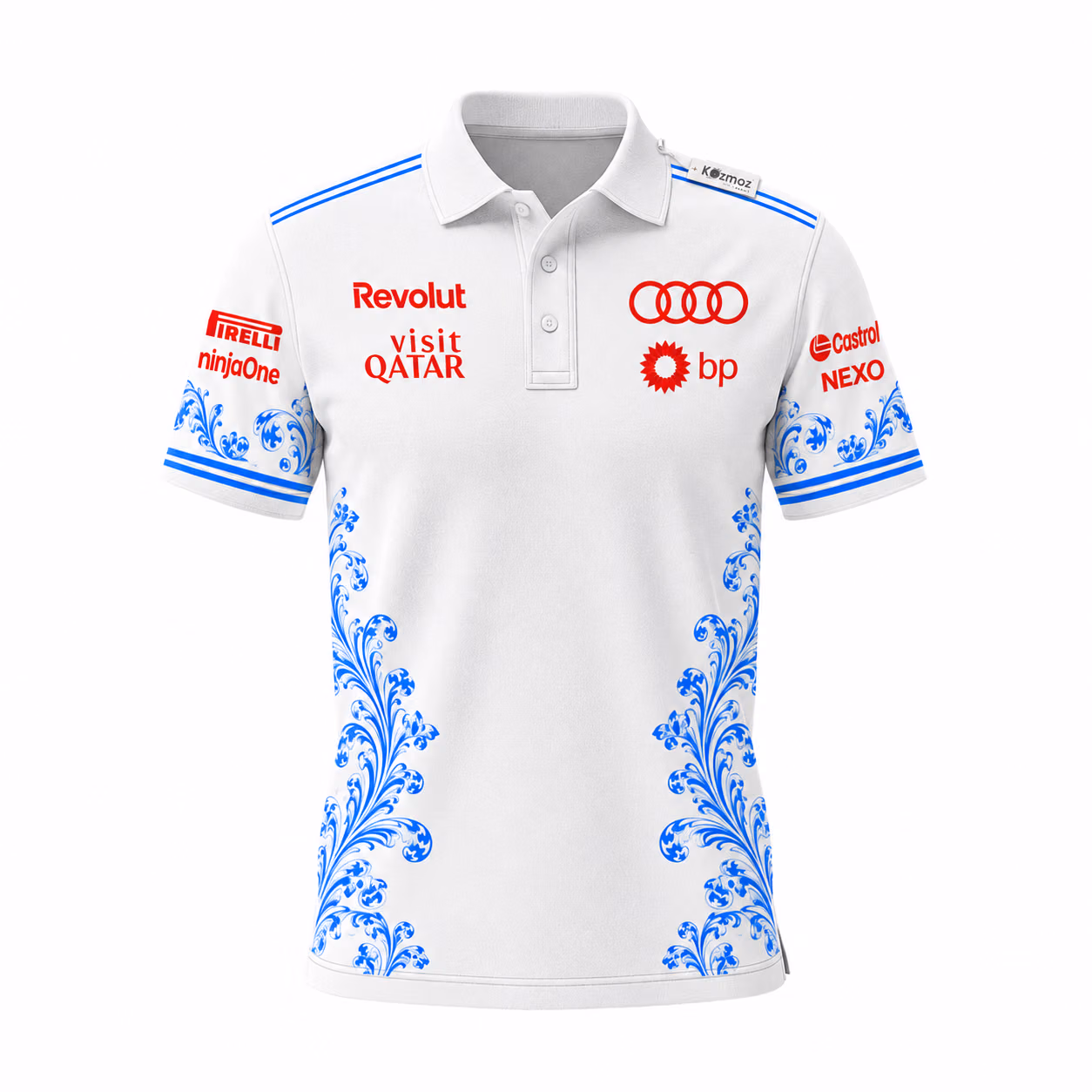 Alternative view of Audi team 2026 Singapore GP Custom Racing Polo Shirt