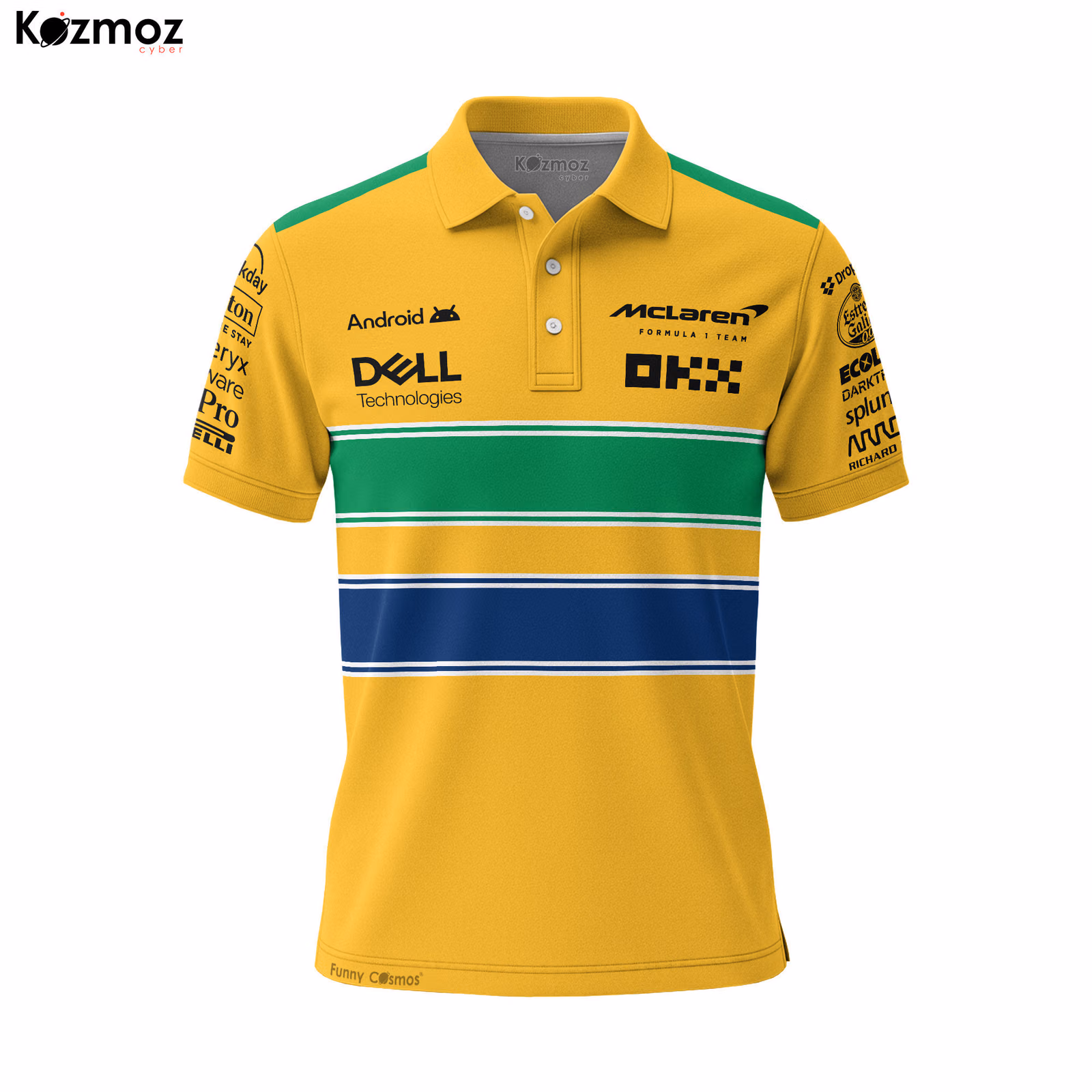 Alternative view of Magic Senna Polo Shirt Monaco GP Mclaren Polo Team