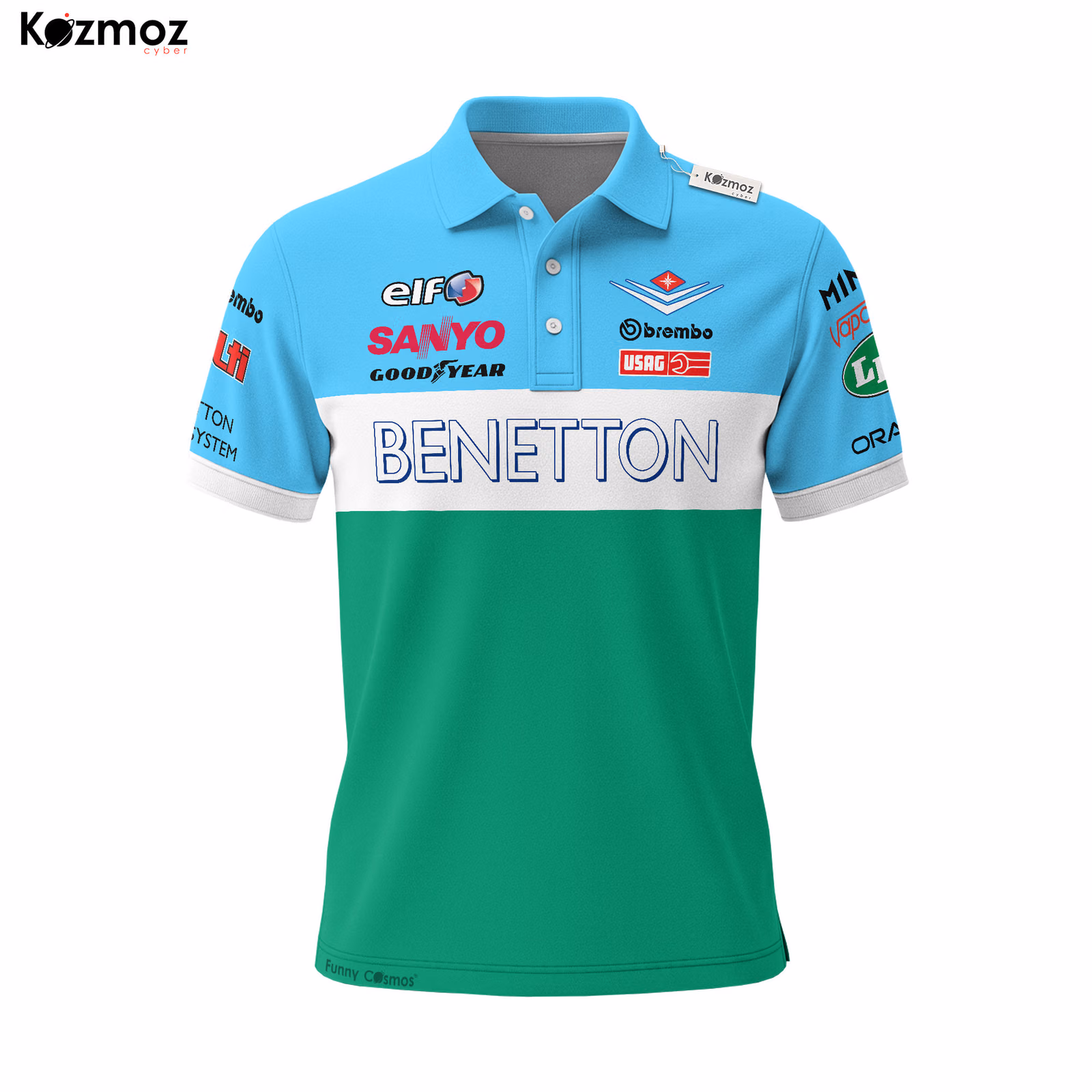 Alternative view of Benetton B194 1994 Racing Polo Shirt - Team Polo