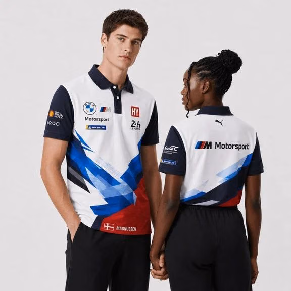 BMWM-Team W #15 Hybrid V8 Hypercar 2026 Inspired Cars Polo Shirt