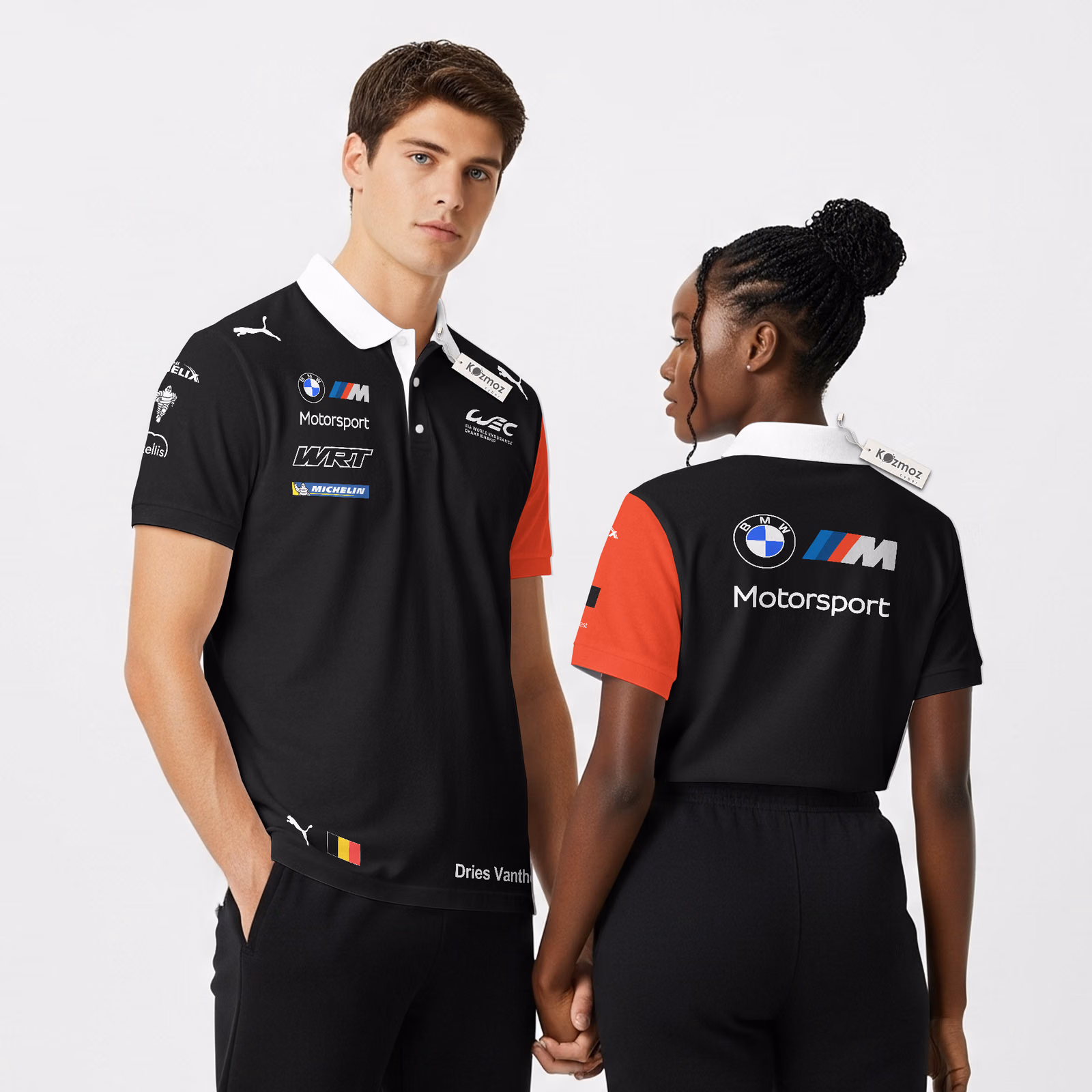 BMWM-Team W #15 Hybrid V8 Hypercar Custom Polo Shirt