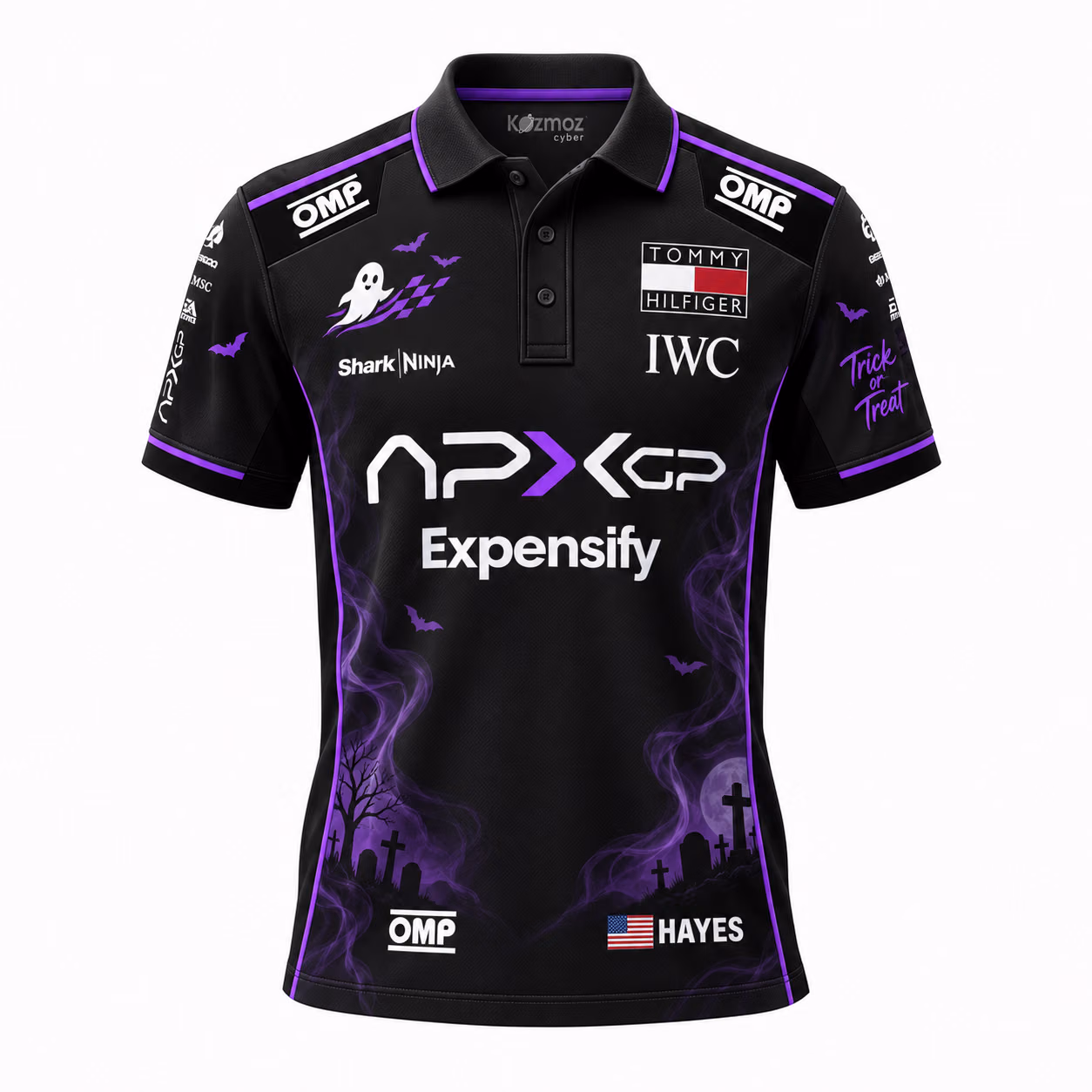 Alternative view of Brad Pitt Racing Polo – Sonny Hayes Movie Halloween Polo Shirt
