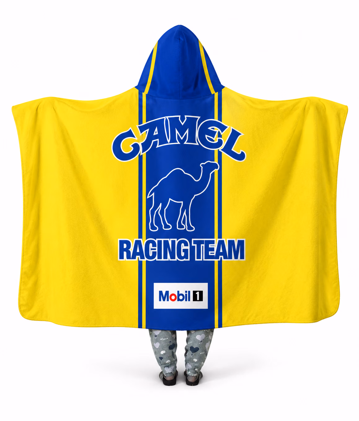 Alternative view of Camel racing team Custom Racing Blanket Hoodie