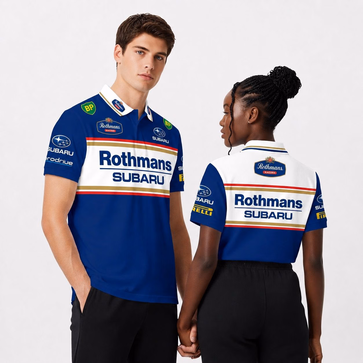 Colin McRae 1992 Subaru Legacy RS 'Group A' Custom Polo Shirt