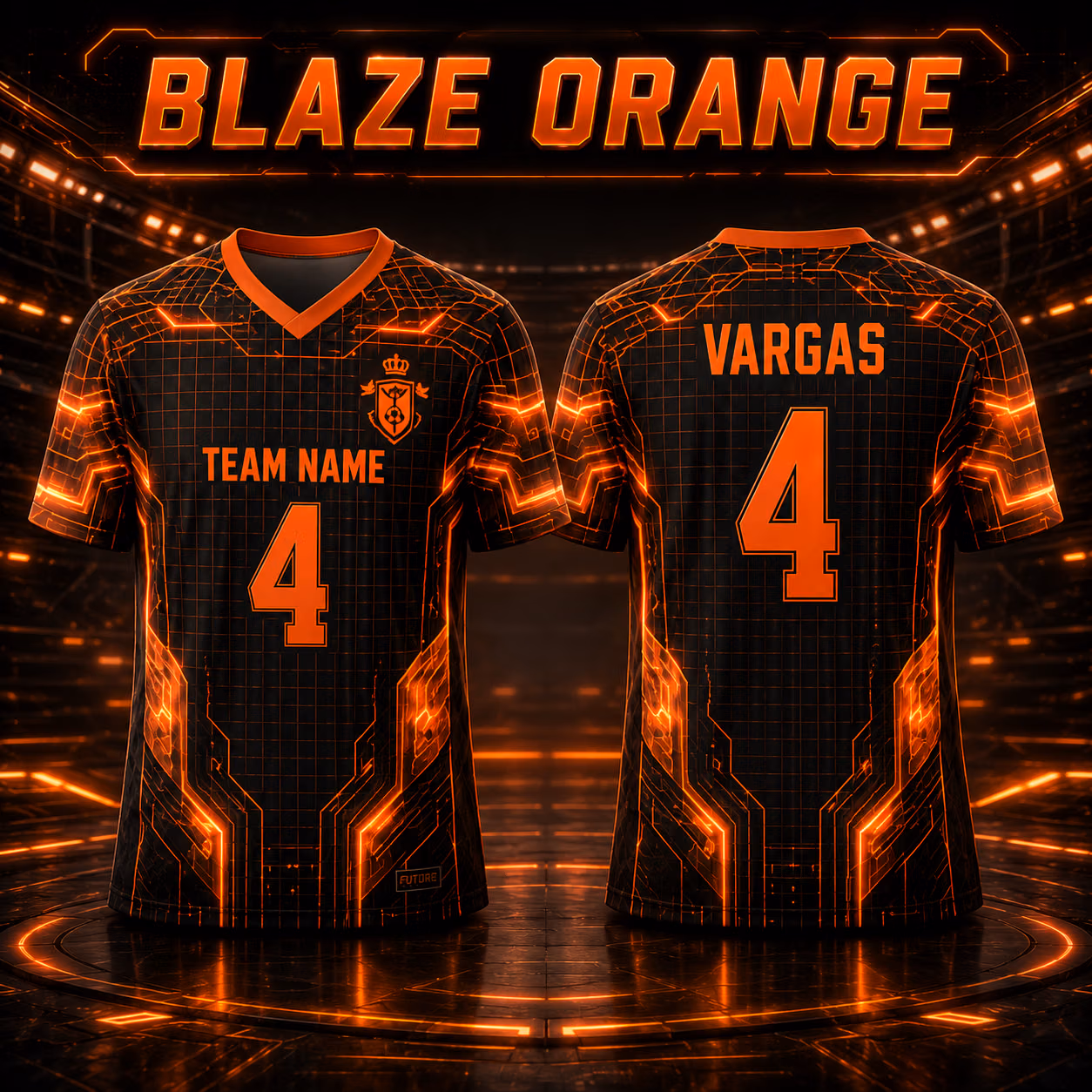 Cool Custom Football Jersey - Futuristic Cyber Circuit Game Day Outfit 5 Cool Custom Football Jersey - Futuristic Cyber Circuit Game Day Outfit - Image 5