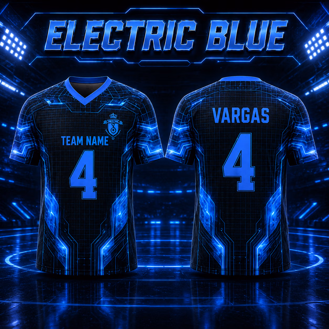 Cool Custom Football Jersey - Futuristic Cyber Circuit Game Day Outfit 10 Cool Custom Football Jersey - Futuristic Cyber Circuit Game Day Outfit - Image 10