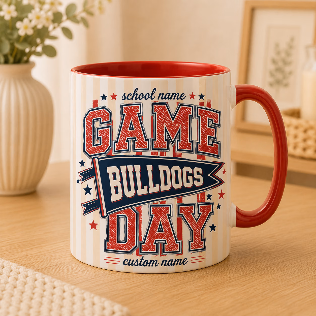 Custom College Accent Mug - Game Day Mascot Spirit Cup 8 Custom College Accent Mug - Game Day Mascot Spirit Cup - Image 8