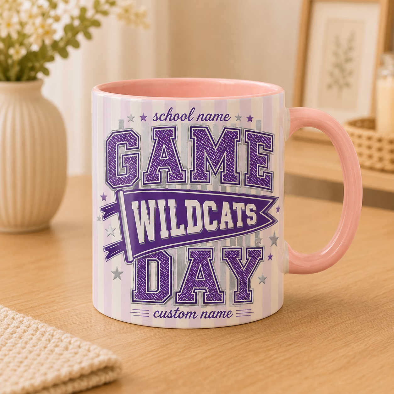 Custom College Accent Mug - Game Day Mascot Spirit Cup 4 Custom College Accent Mug - Game Day Mascot Spirit Cup - Image 4