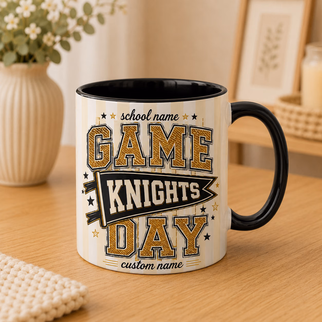 Custom College Accent Mug - Game Day Mascot Spirit Cup 3 Custom College Accent Mug - Game Day Mascot Spirit Cup - Image 3