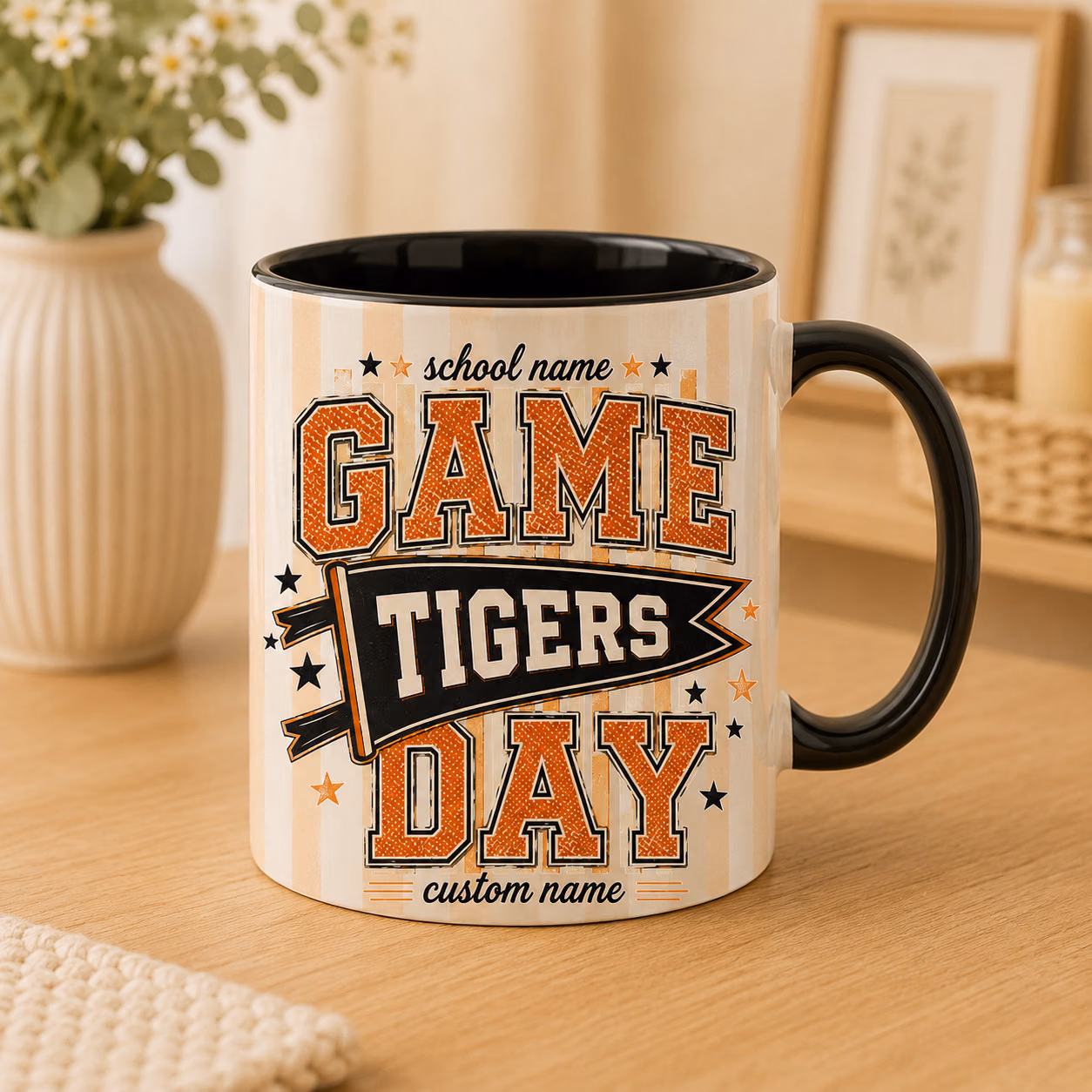 Custom College Accent Mug - Game Day Mascot Spirit Cup 6 Custom College Accent Mug - Game Day Mascot Spirit Cup - Image 6