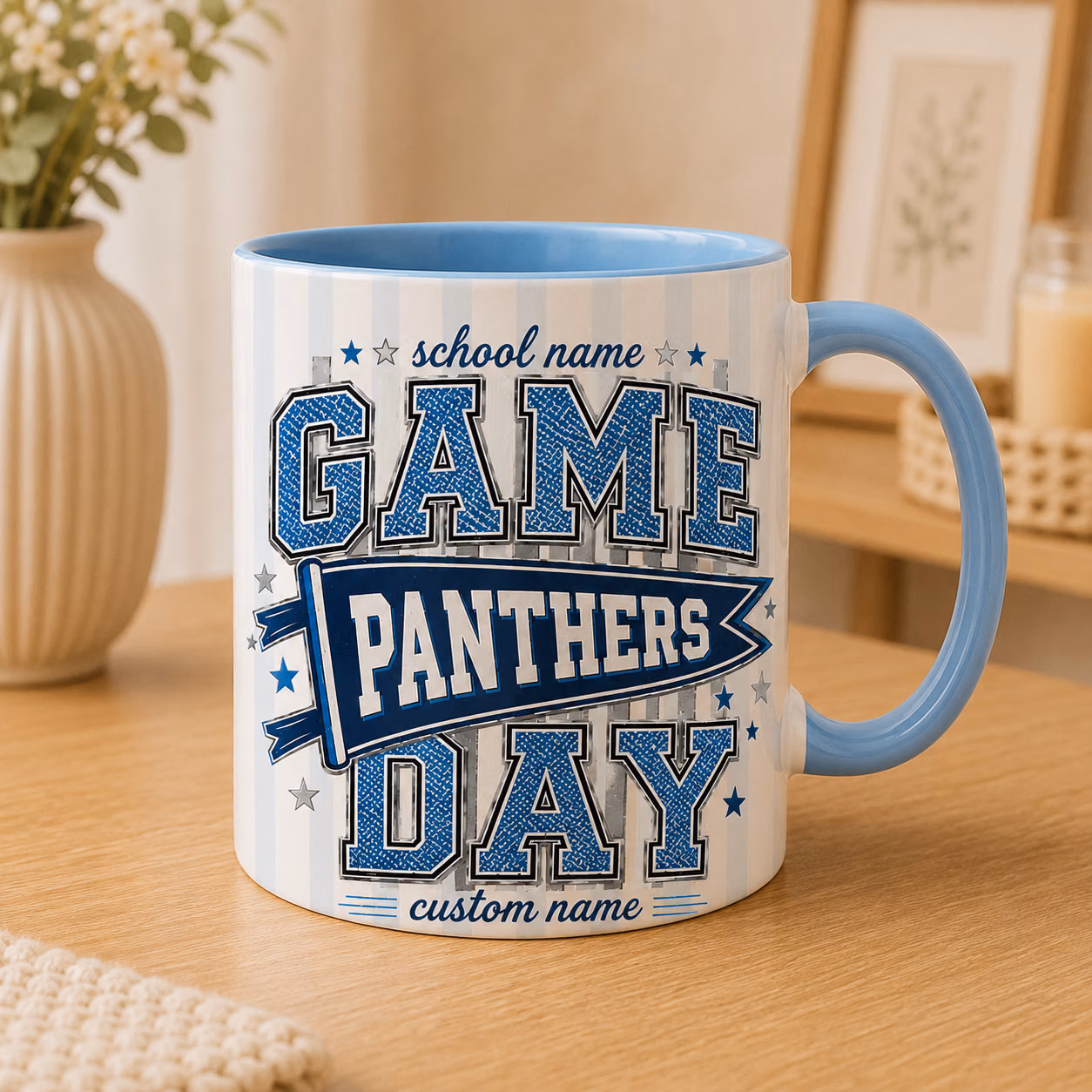 Custom College Accent Mug - Game Day Mascot Spirit Cup 7 Custom College Accent Mug - Game Day Mascot Spirit Cup - Image 7
