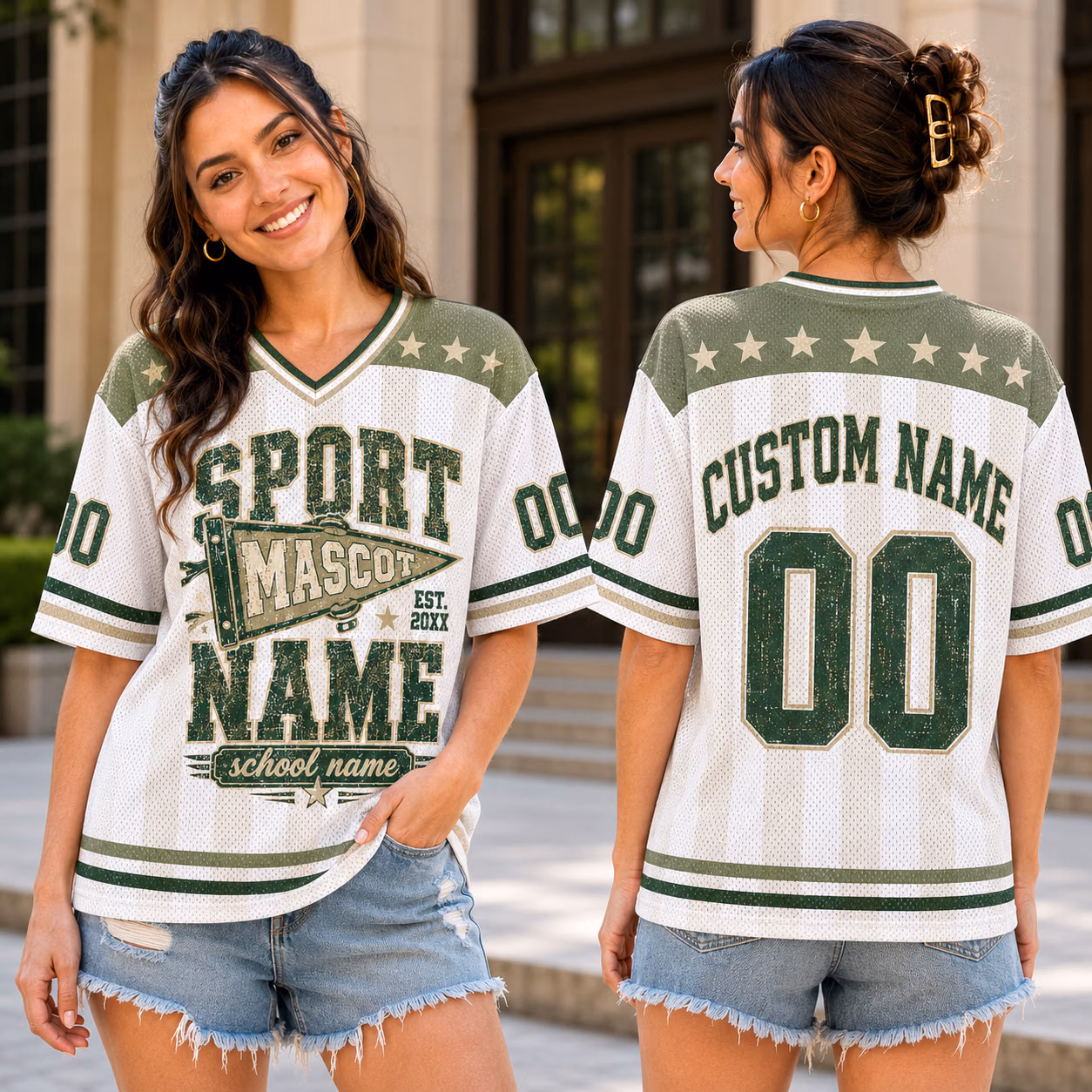 Custom College Football Jersey - Personalized Sports Mascot Shirt 8 Custom College Football Jersey - Personalized Sports Mascot Shirt - Image 8
