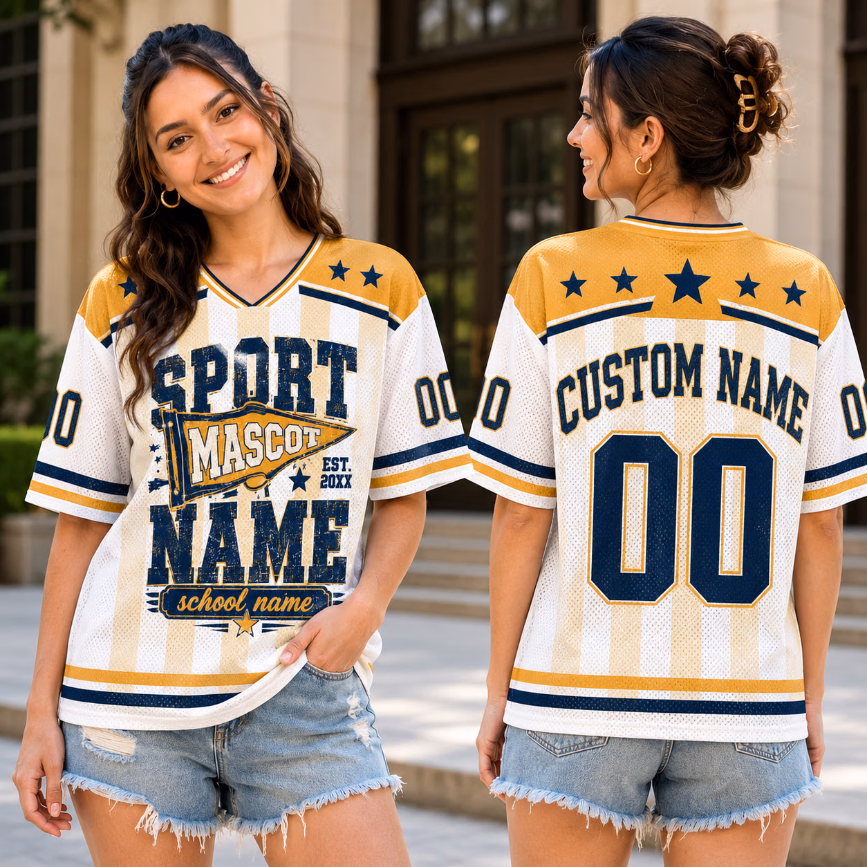 Custom College Football Jersey - Personalized Sports Mascot Shirt 6 Custom College Football Jersey - Personalized Sports Mascot Shirt - Image 6