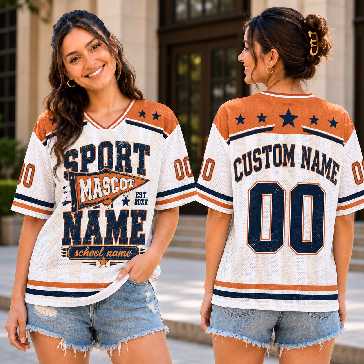 Custom College Football Jersey - Personalized Sports Mascot Shirt 4 Custom College Football Jersey - Personalized Sports Mascot Shirt - Image 4