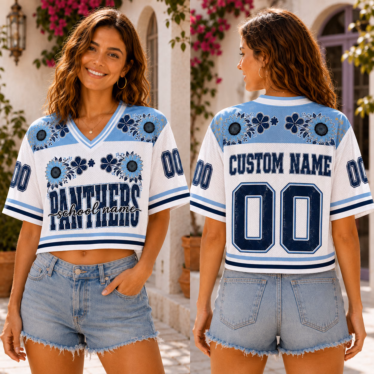 Custom College Football Jersey - Personalized Sunflower Mascot Shirt 5 Custom College Football Jersey - Personalized Sunflower Mascot Shirt - Image 5
