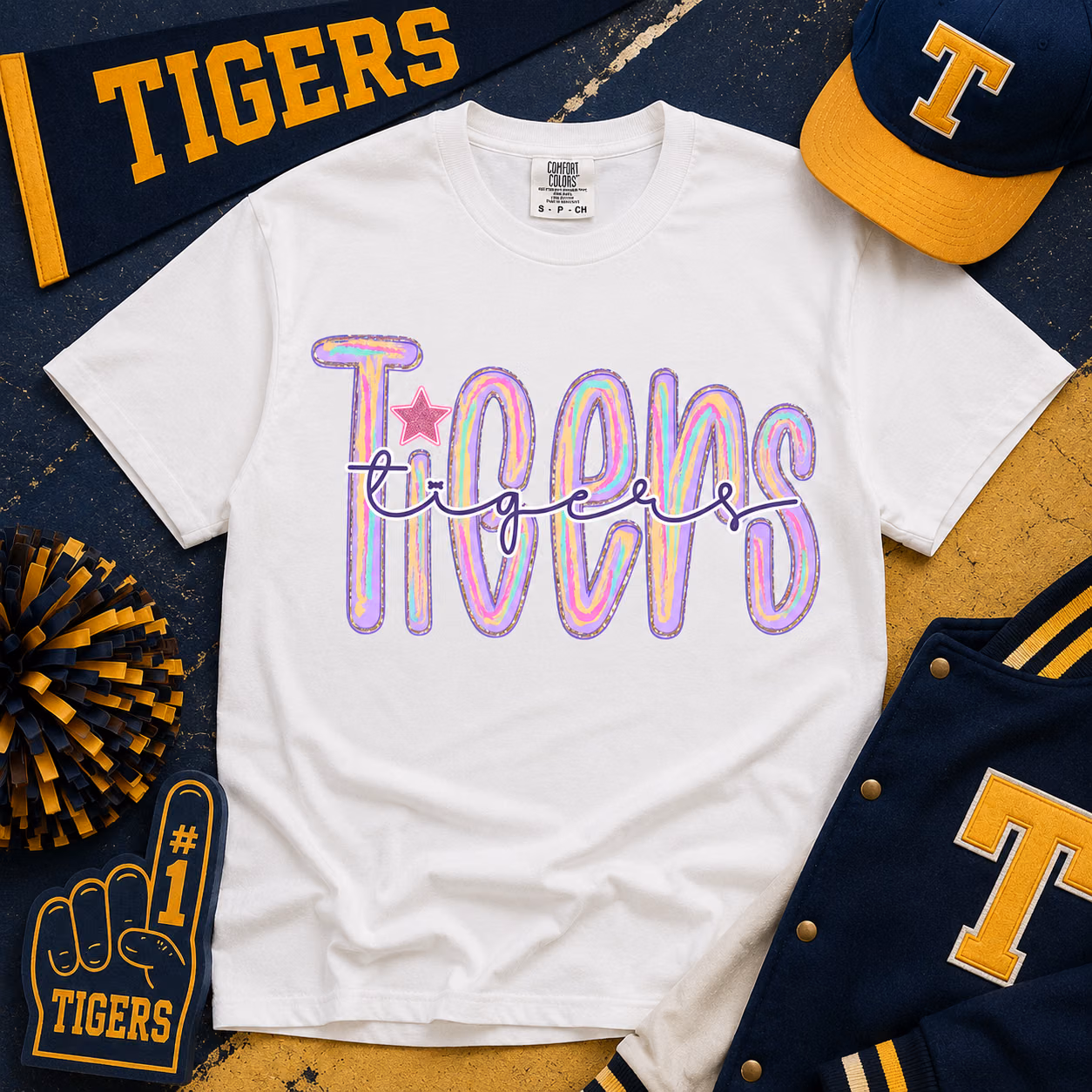 Custom College T-Shirt - Personalized Cute Mascot Game Day Tee 7 Custom College T-Shirt - Personalized Cute Mascot Game Day Tee - Image 7