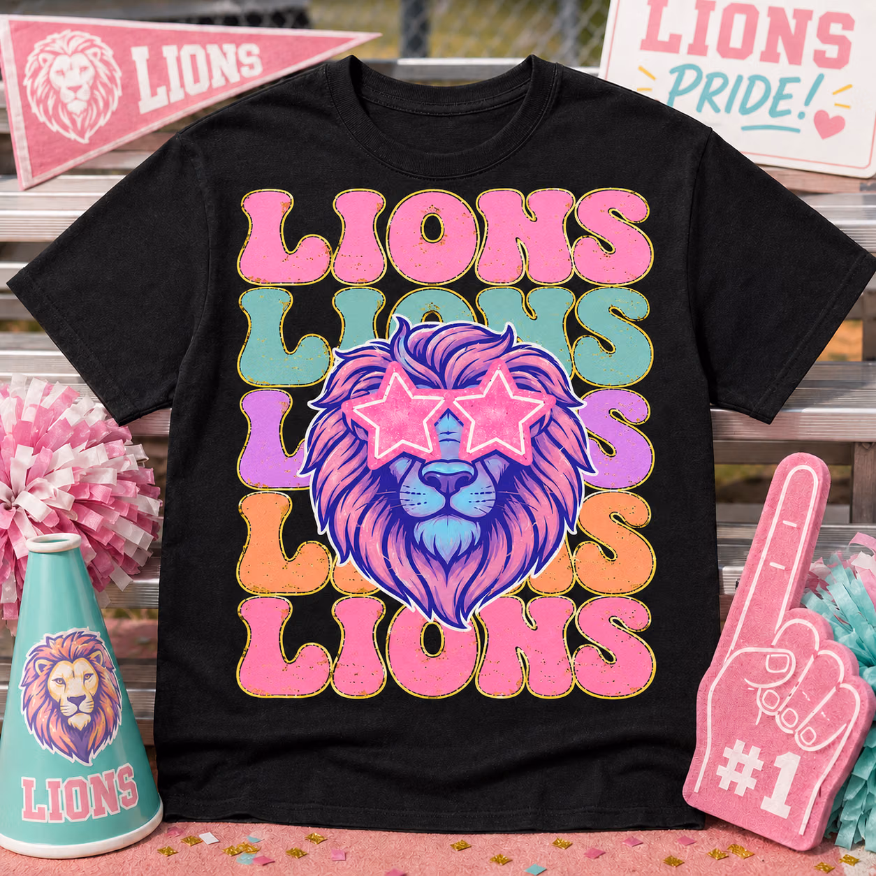 Custom College T-Shirt - Personalized Mascot Game Day Graphic Tee 7 Custom College T-Shirt - Personalized Mascot Game Day Graphic Tee - Image 7