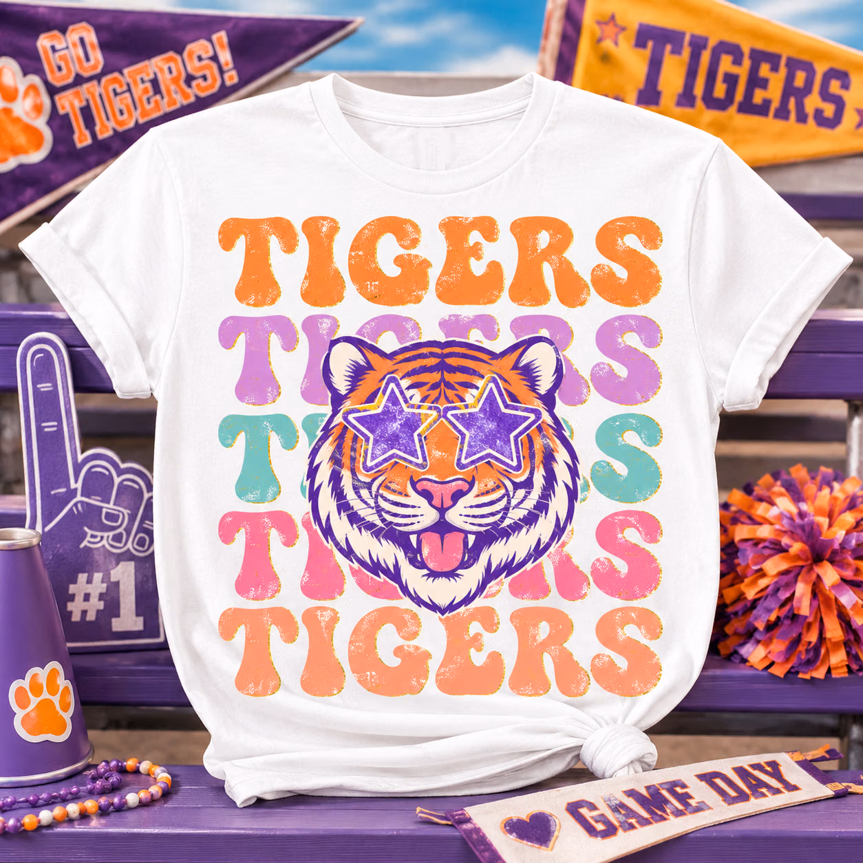 Custom College T-Shirt - Personalized Mascot Game Day Graphic Tee 5 Custom College T-Shirt - Personalized Mascot Game Day Graphic Tee - Image 5