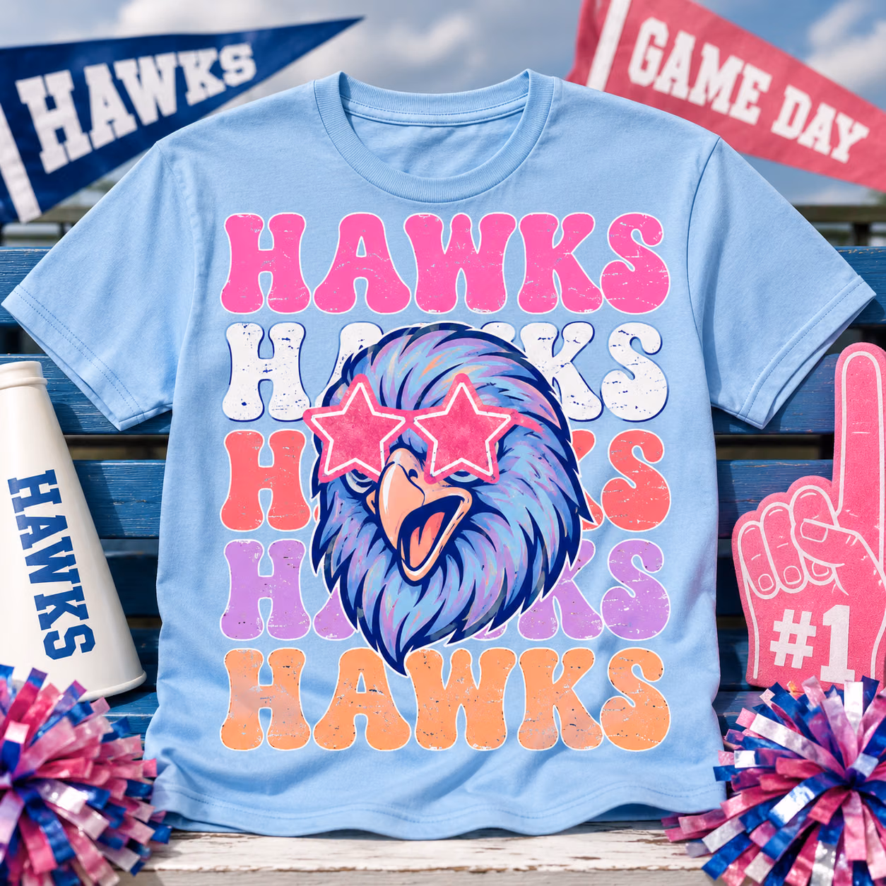 Custom College T-Shirt - Personalized Mascot Game Day Graphic Tee 8 Custom College T-Shirt - Personalized Mascot Game Day Graphic Tee - Image 8