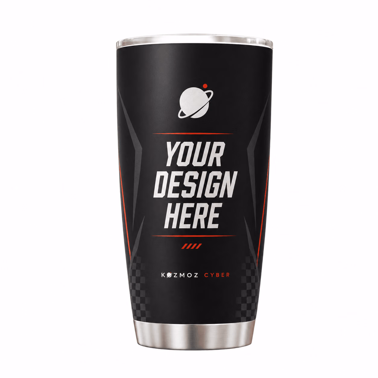 Custom stainless steel racing tumbler
