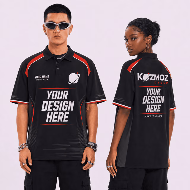 Custom racing polo