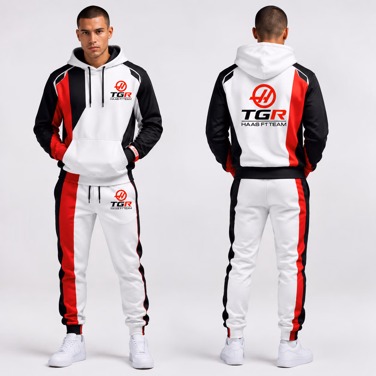 Custom Racing Suit Motorsport Team Hoodie Jogger Set F1 Inspired Collection