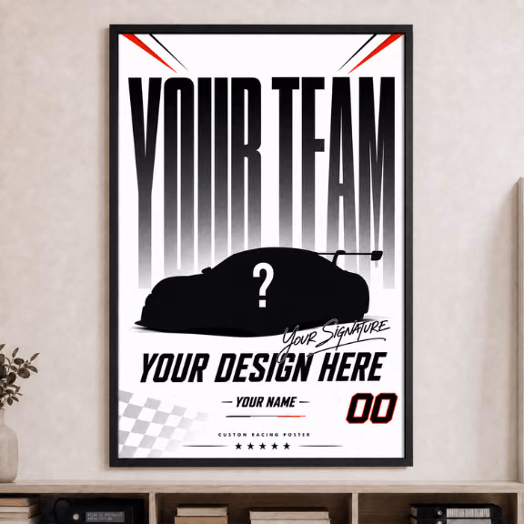 Custom Racing Wall Art - Start Your Design